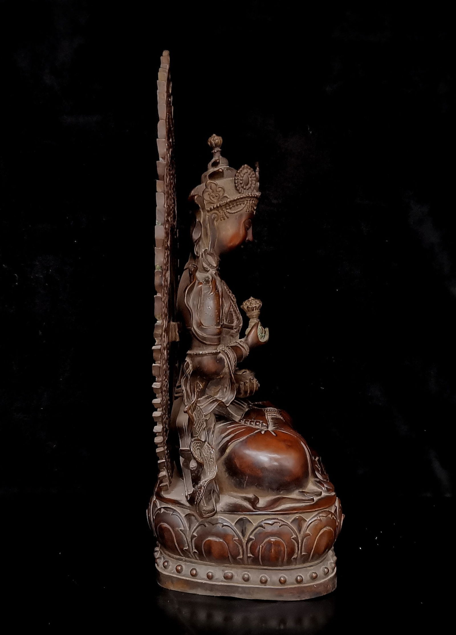 Copper Buddha statue - 7