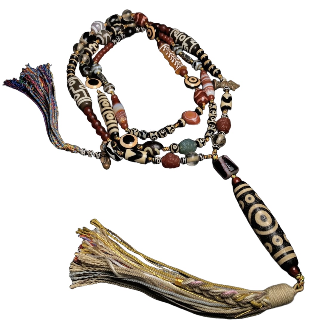 Duo Bao Tianzhu Agate Necklace (1 of 10)