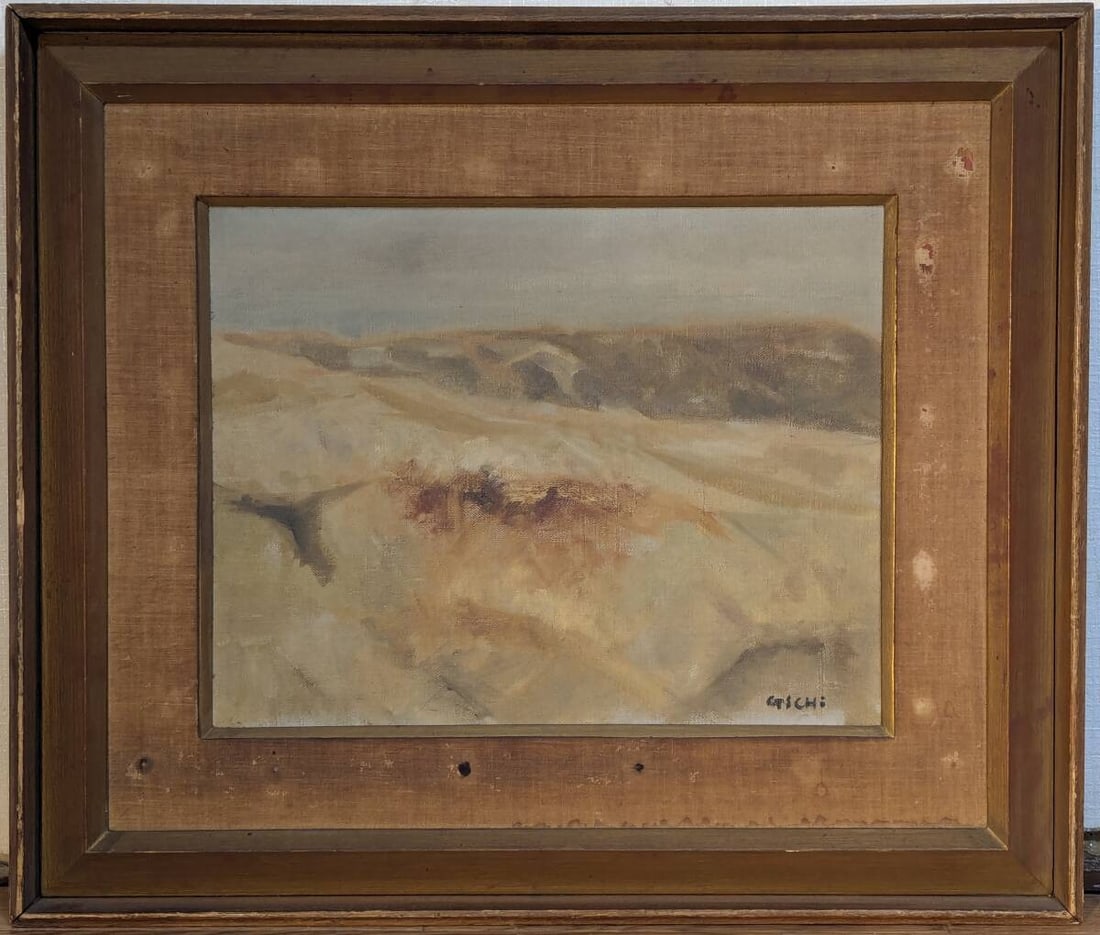 Oil Painting Sand Dune Landscape – The Quiet Majesty of the Desert (1 of 9)