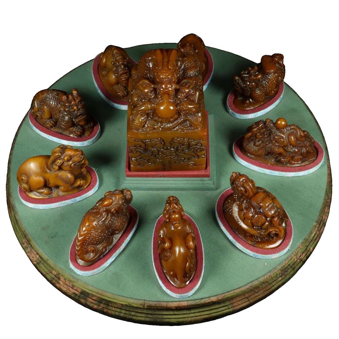 In the year of Ren Shen, the seal engraver Shi Xiang carved a stone. (1 of 9)