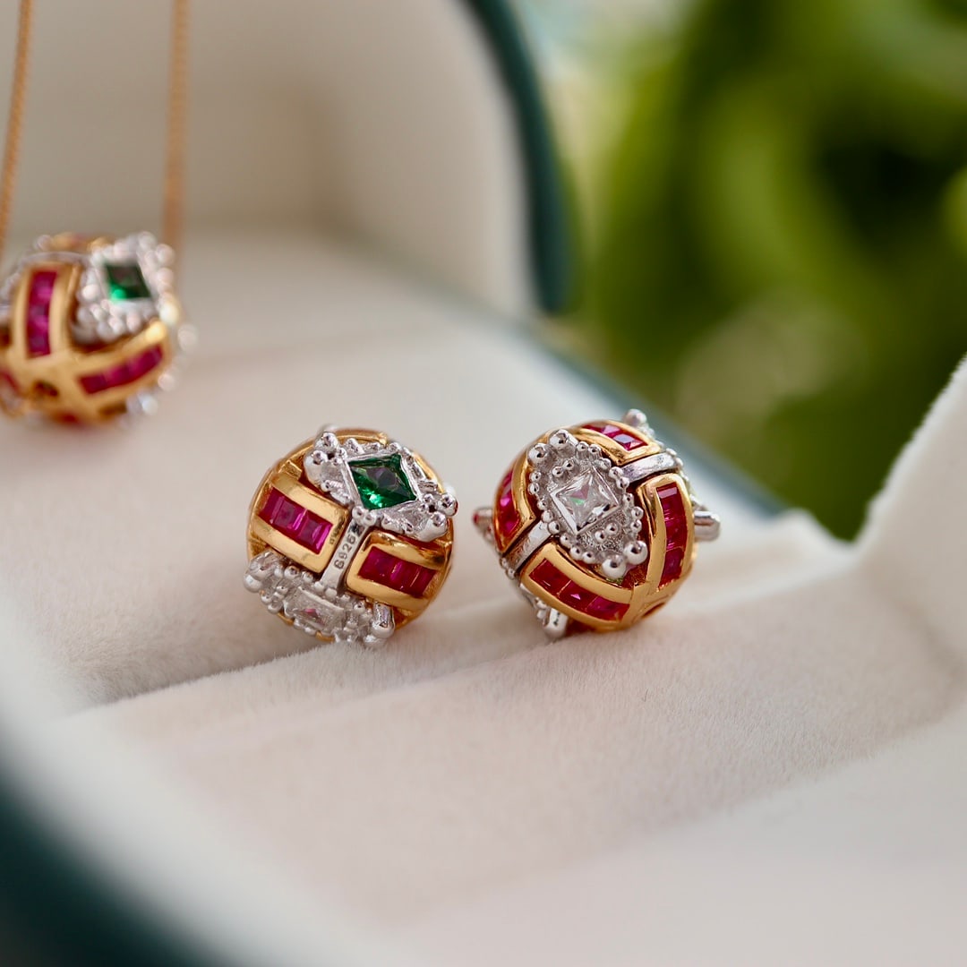 S925 silver ruby pendant - 3