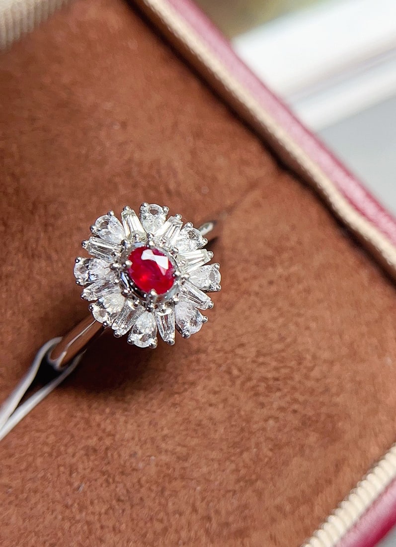 18K Gold Ruby Ring - 2