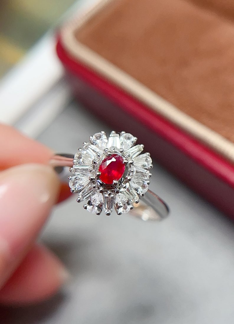 18K Gold Ruby Ring - 3