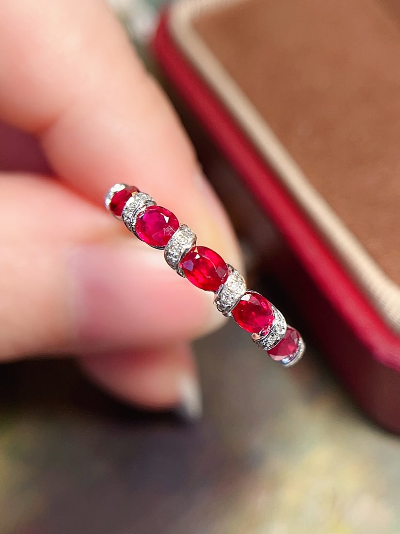 18K Gold Ruby Ring - 2