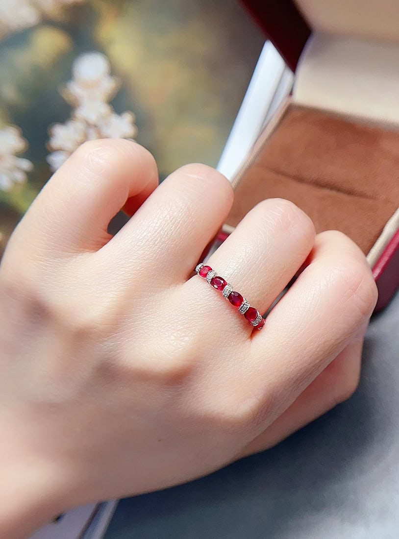 18K Gold Ruby Ring - 5