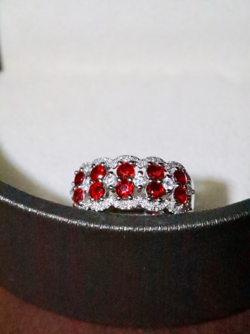 18K Natural Ruby Ring - 3