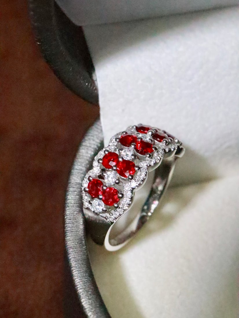 18K Natural Ruby Ring - 5