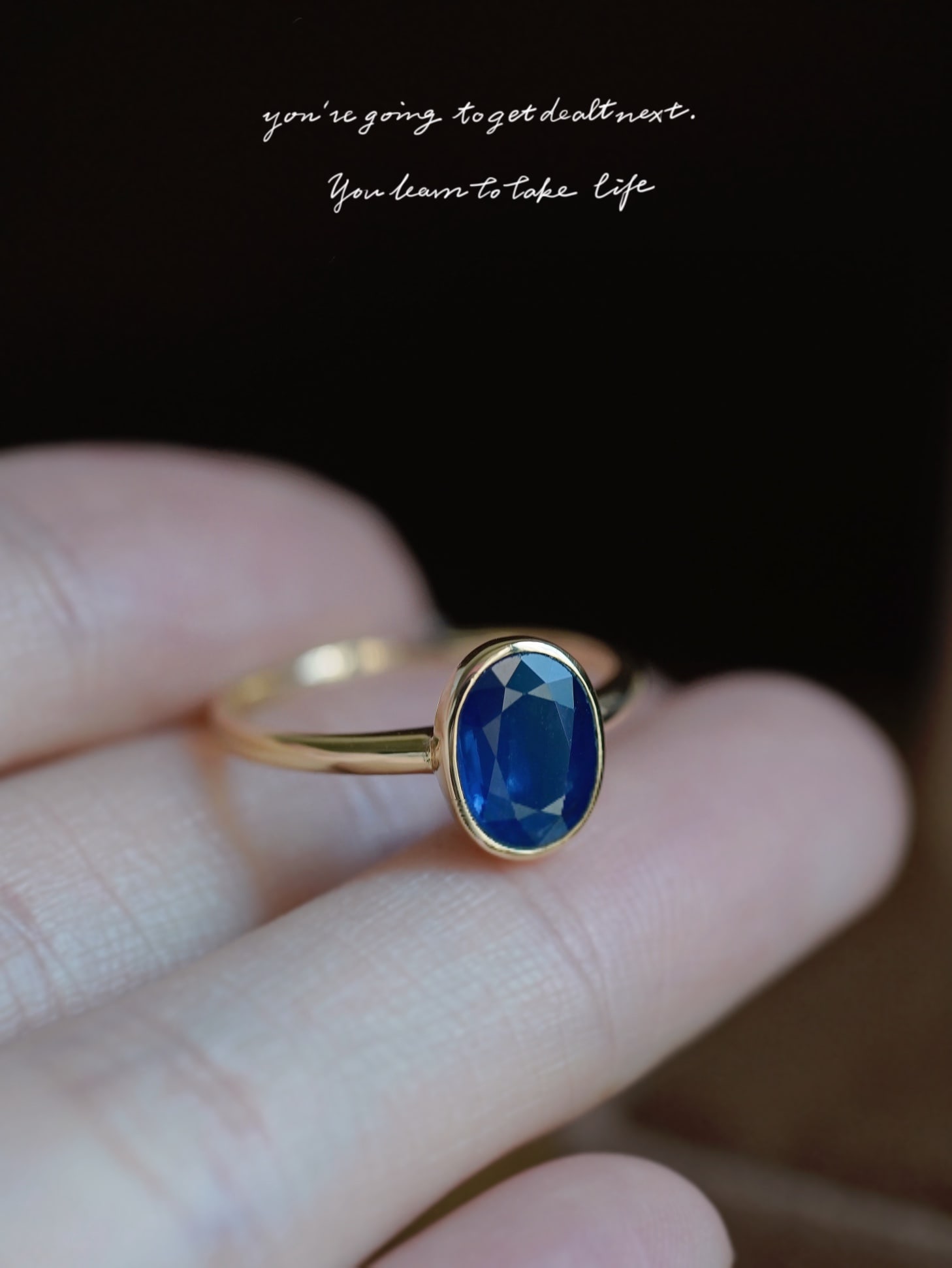 18k Sapphire Ring - 3