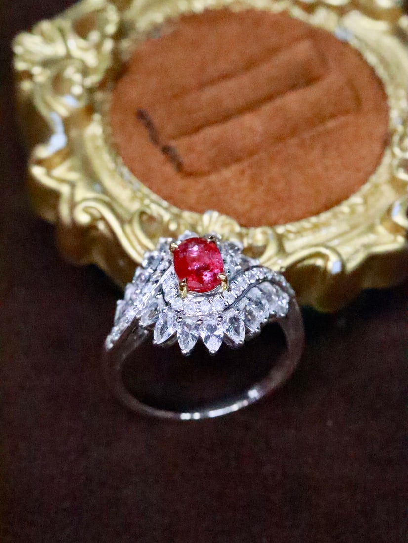 18K gold ruby ring - 2