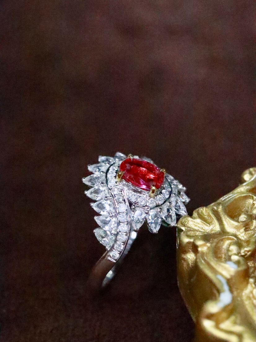 18K gold ruby ring - 3