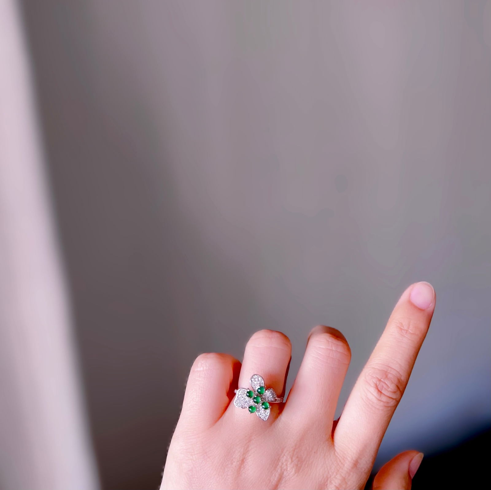 Jadeite ring - 8