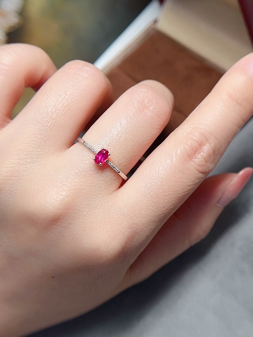 18K Gold Ruby Ring - 6