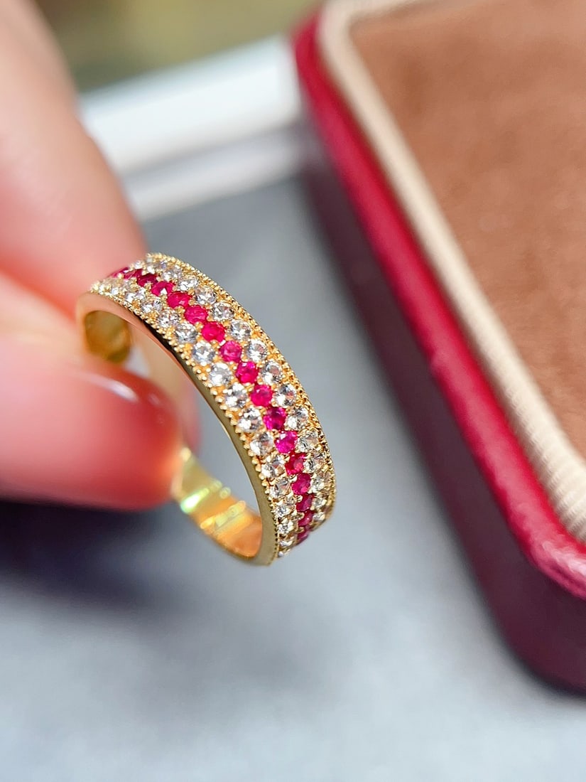 18K Gold Ruby Ring - 3