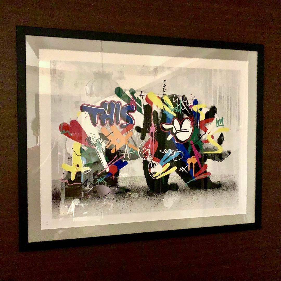 Martin Whatson – The Panda (Framed, COA Included): Artwork Details Artist: Martin Whatson Title: The Panda Edition: Limited edition of 250 Signature: Signed by the artist Medium: Print (Graffiti prints) Framing: Professionally framed, ready to display