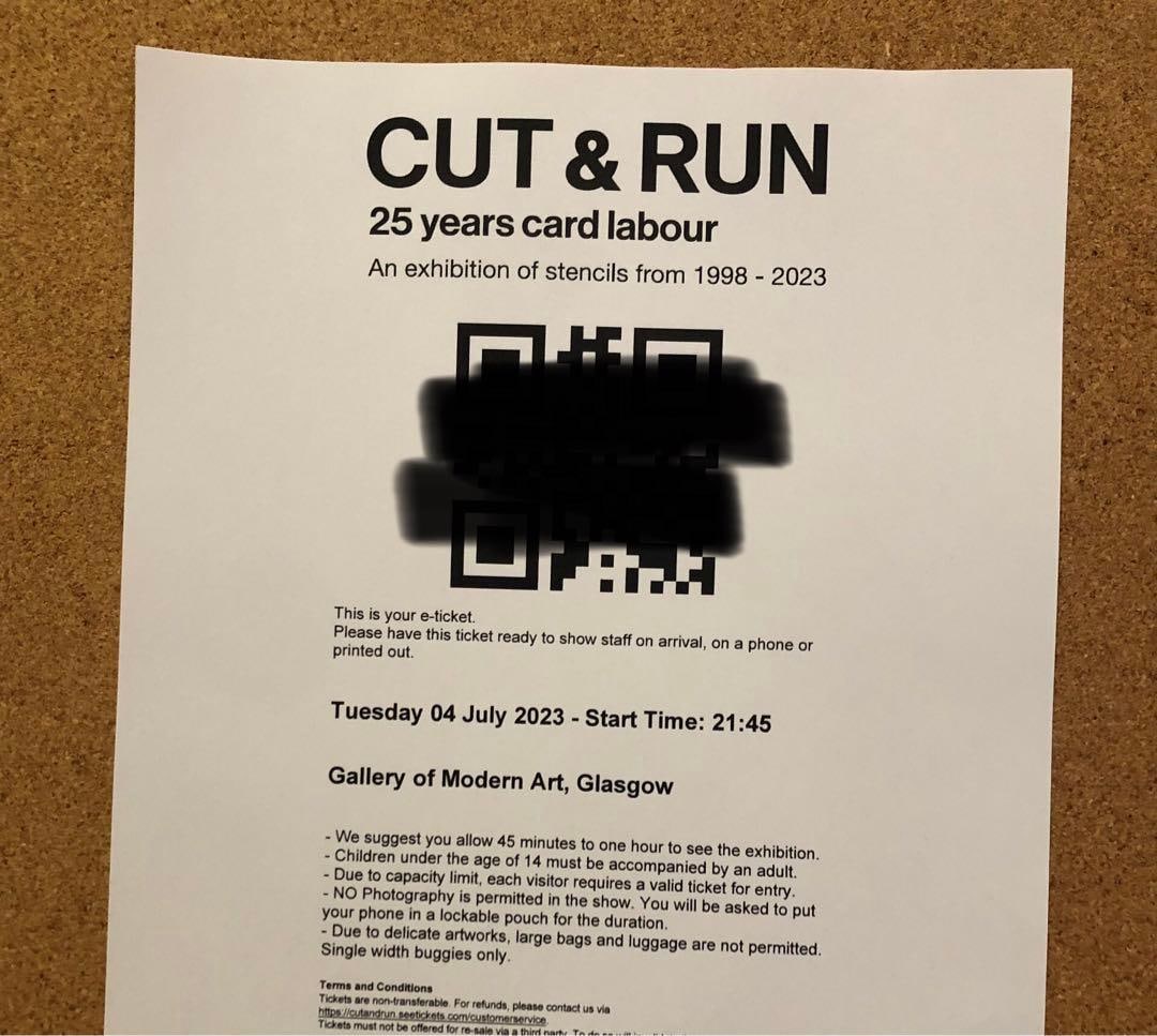 Banksy – Fluff Obtained At Cutandrun With Coa Auction