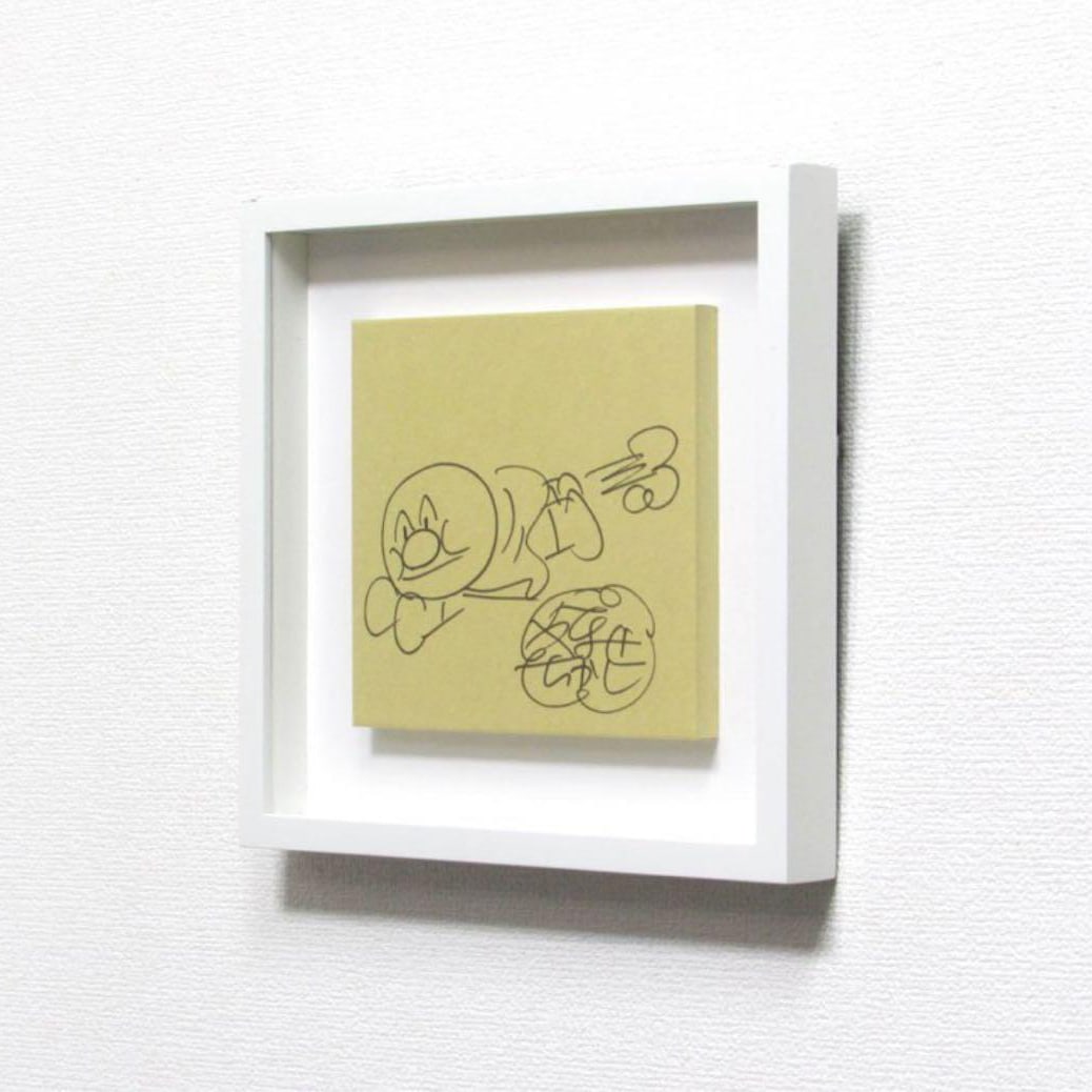 Takashi Yanase – Pen Drawing Anpanman: Description Artist: Takashi Yanase Title/Subject: Anpanman Medium: Pen and ink on textured paper, mounted on panel Signature: Signed by the artist on the lower right of the artwork Framing: Float-moun