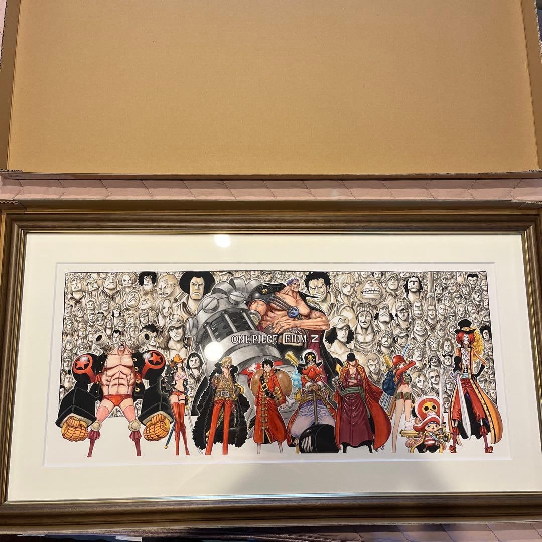 ONE PIECE FILM Z – Limited Edition Reproduction Artwork: A high-quality reproduction artwork from ONE PIECE FILM Z, commemorating the 1st Anniversary of the Mugiwara Store. Edition: Commemorative release Year: 2013 (order-based limited release) Size: