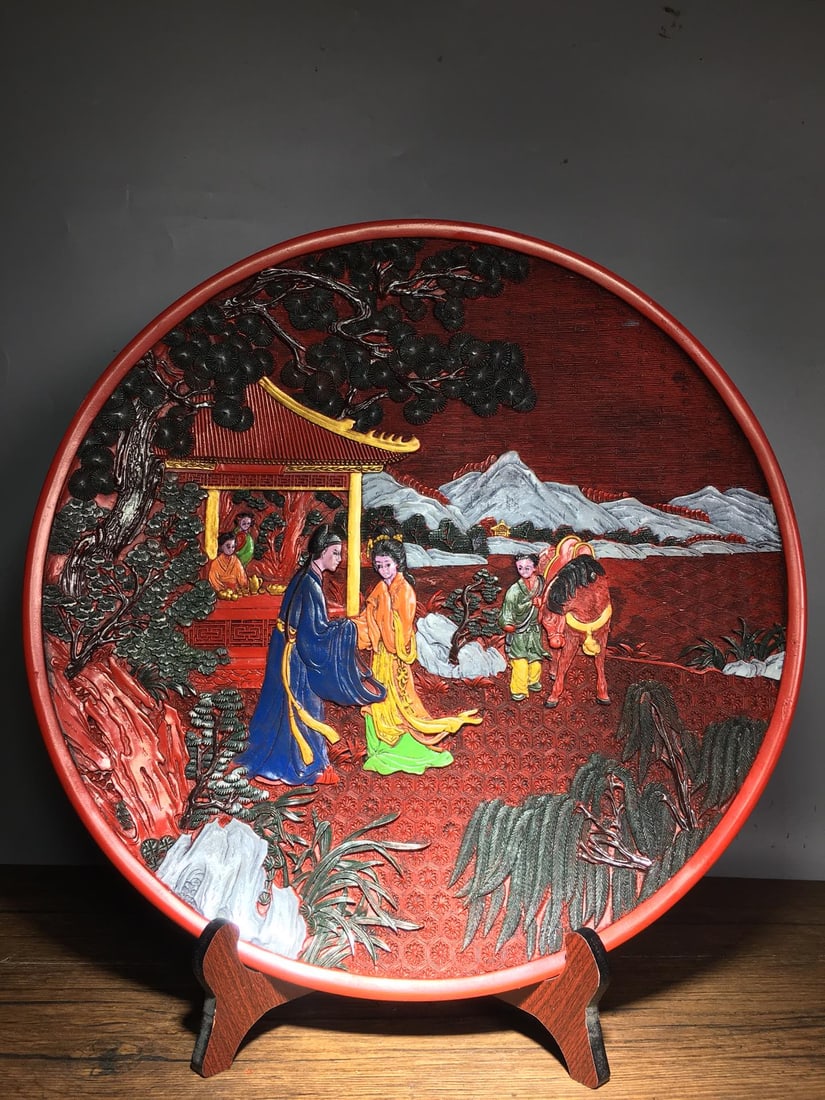 Painted Lacquer Tray - 3