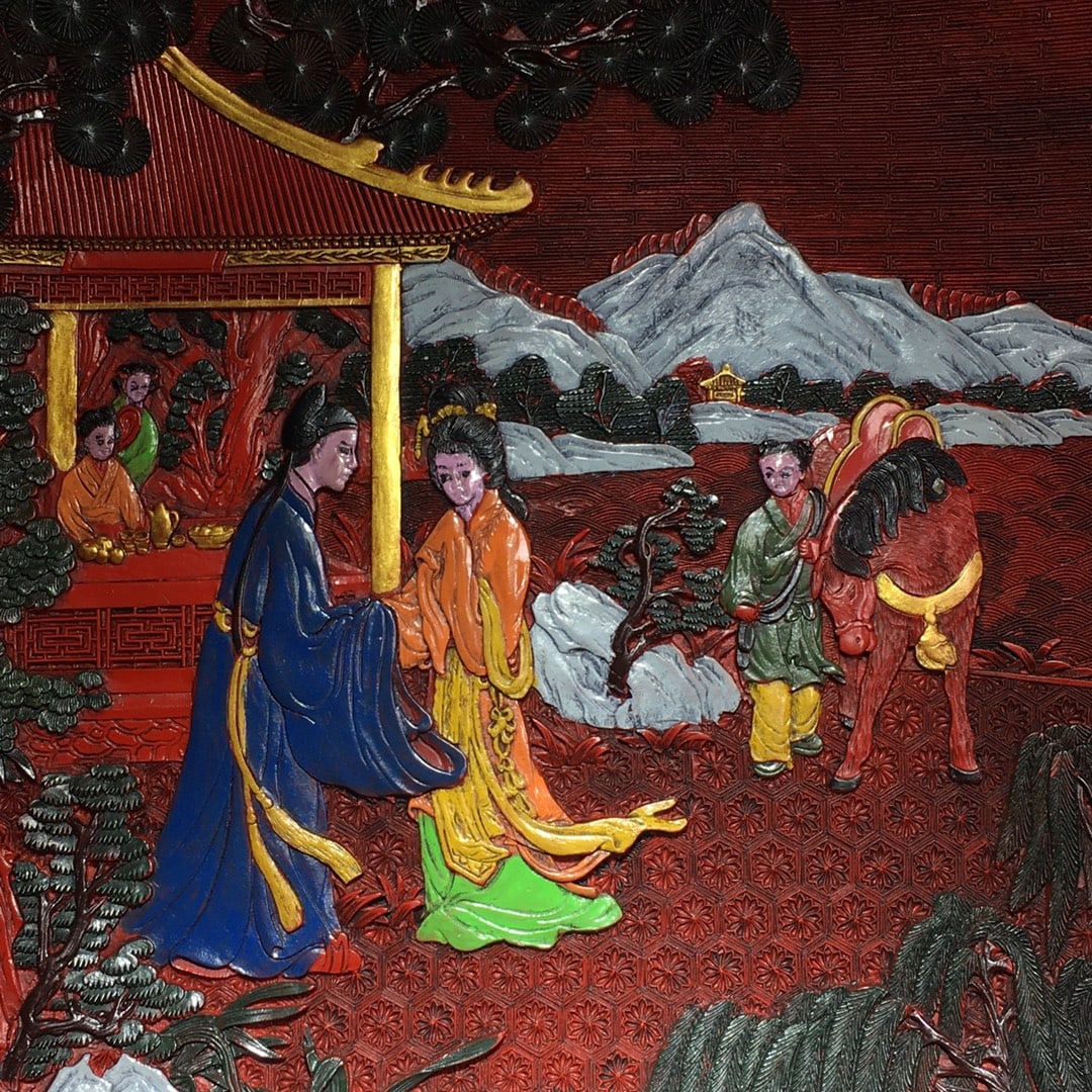 Painted Lacquer Tray - 7