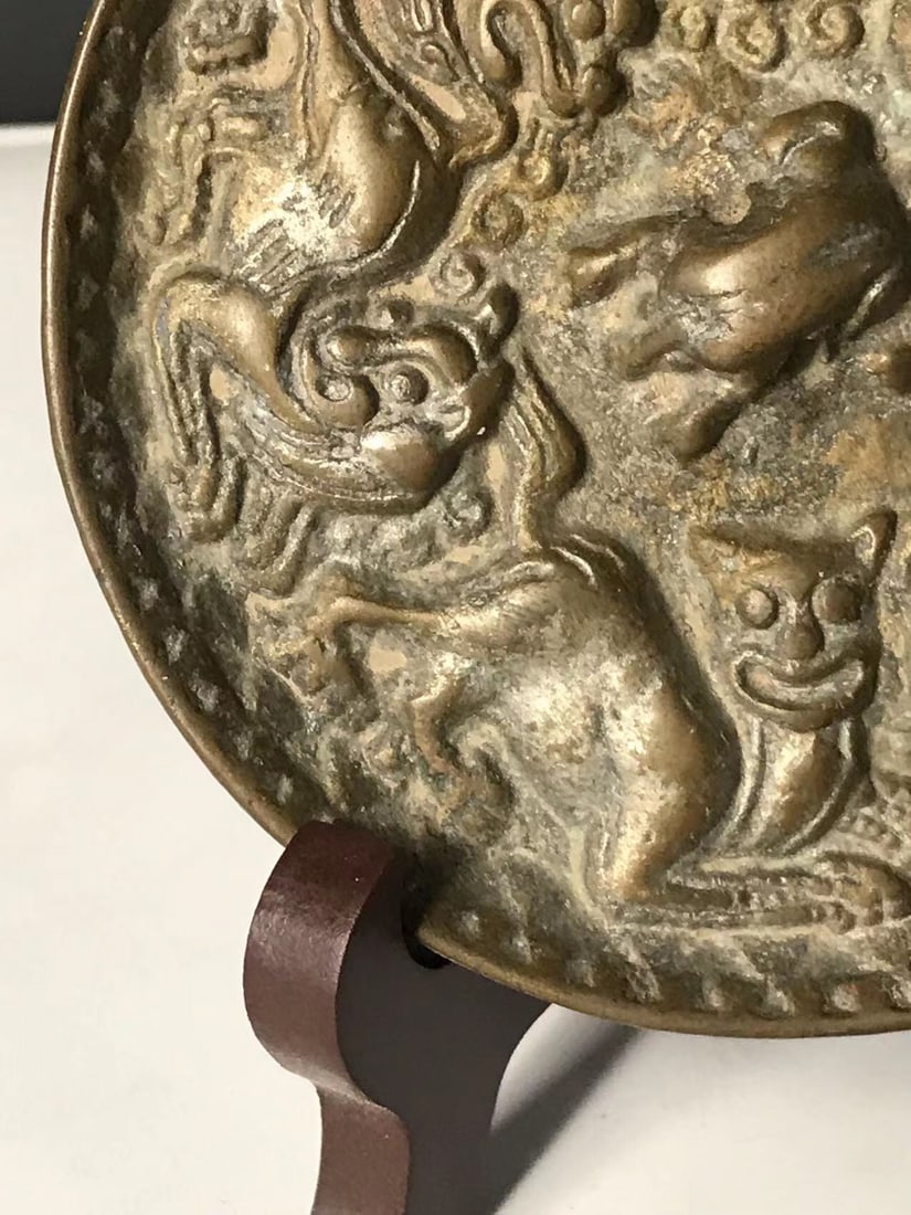 The longevity bronze mirror - 5