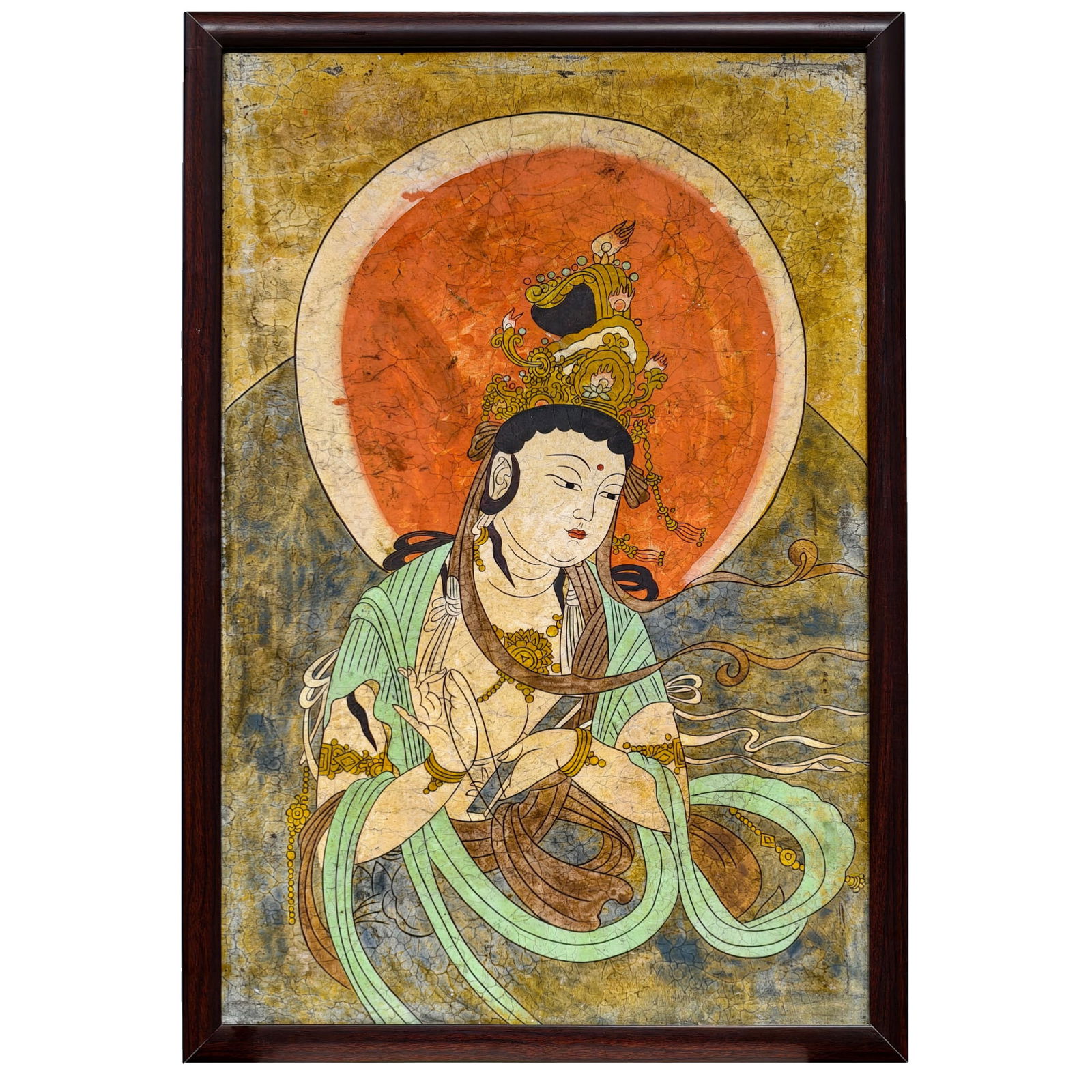 Overall reveal mounting [wall skin mural] fine figure pattern wall skin painting. (1 of 10)