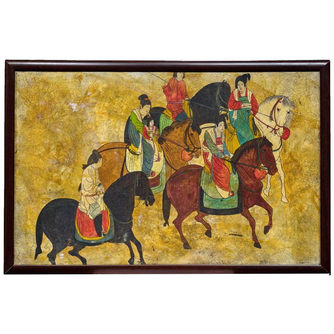 Overall reveal mounting [wall skin mural] fine figure pattern wall skin painting. (1 of 10)