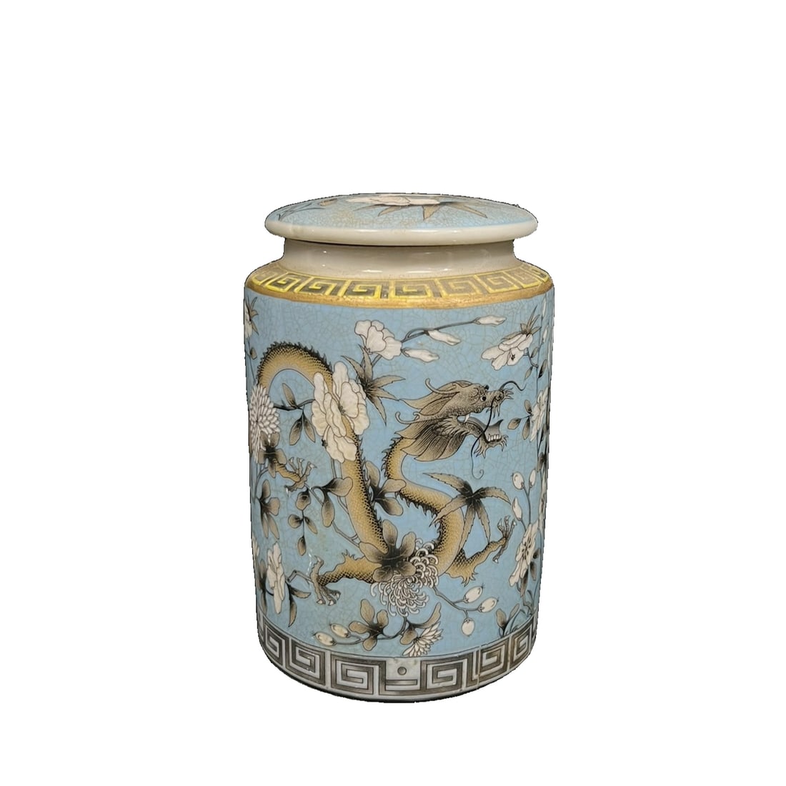 Qing Dynasty Yongzheng Emperor's imperial cloisonnE tea caddy lid jar (1 of 10)