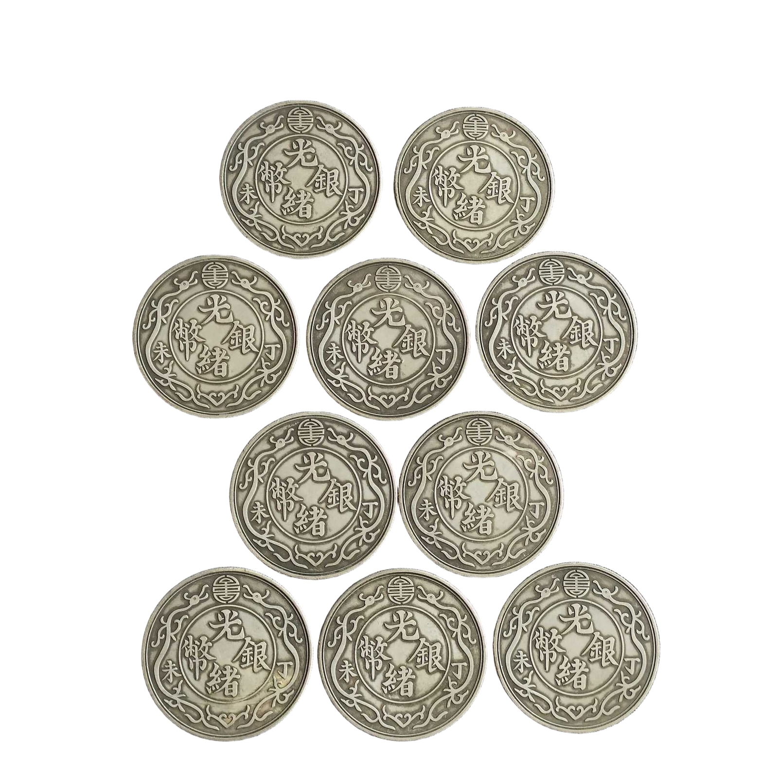 10 old silver coins (1 of 9)