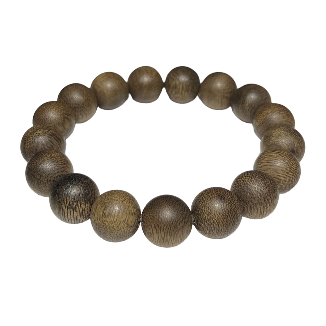 A 12mm agarwood bead bracelet. (1 of 10)