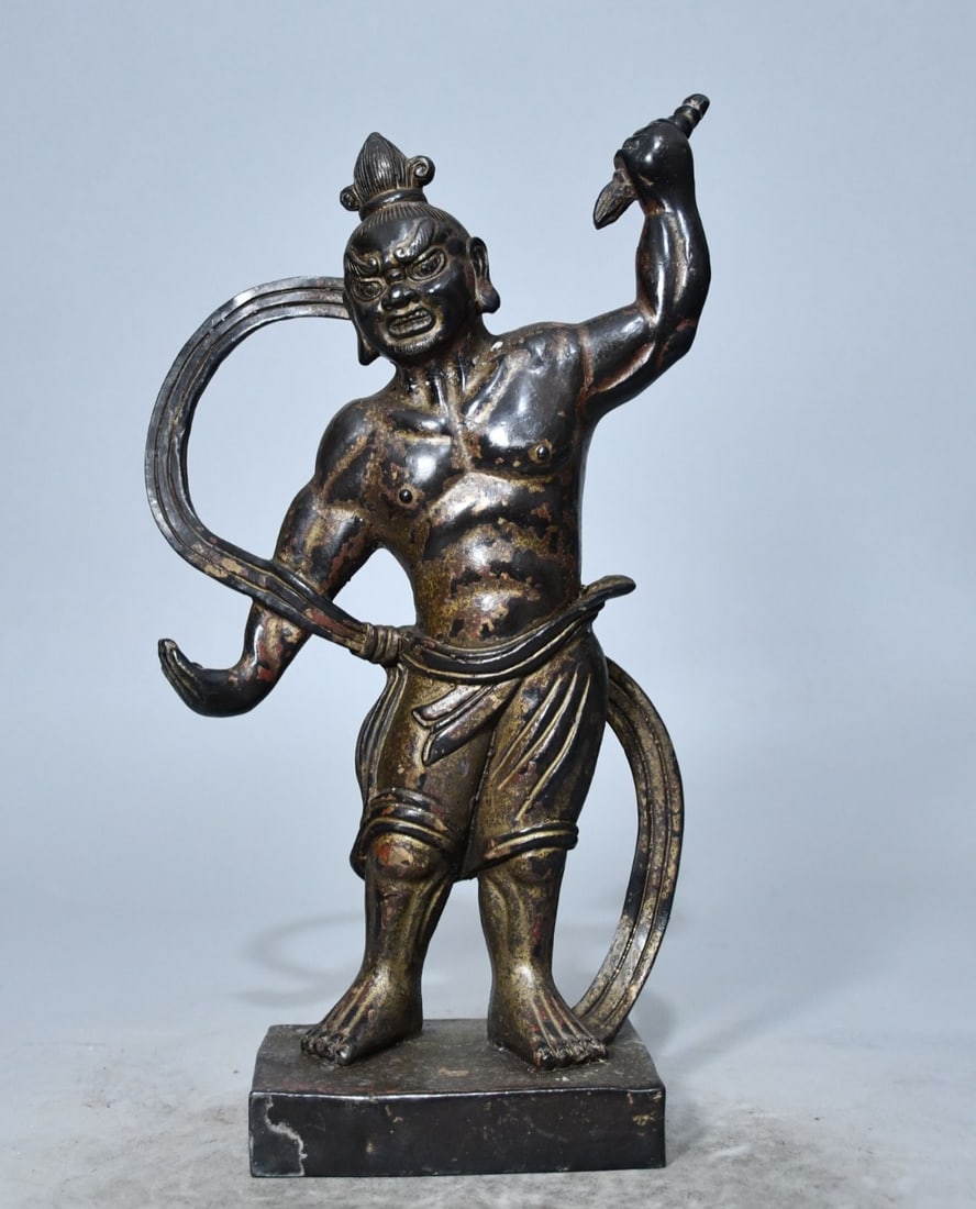 Copper Buddha statue - 2