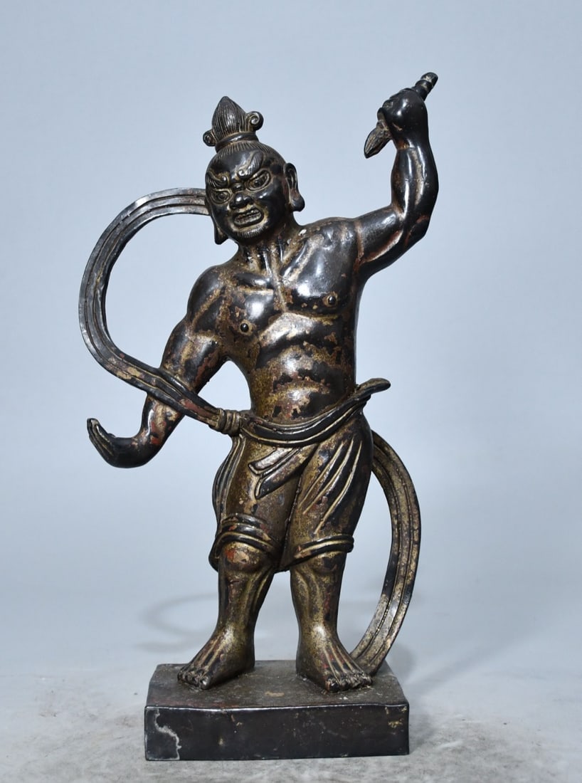 Copper Buddha statue - 3