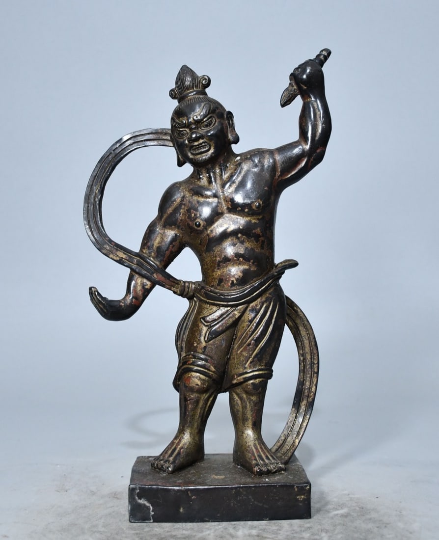 Copper Buddha statue - 4