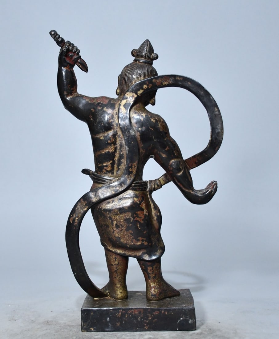 Copper Buddha statue - 9