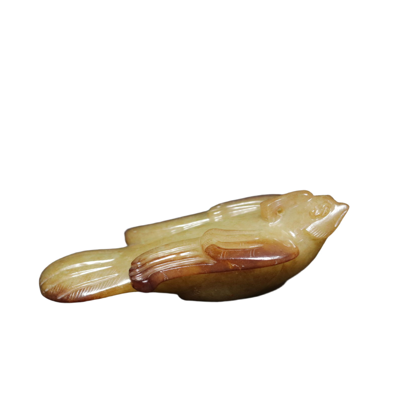 Han Dynasty Hetian jade jade bird pendant (1 of 10)