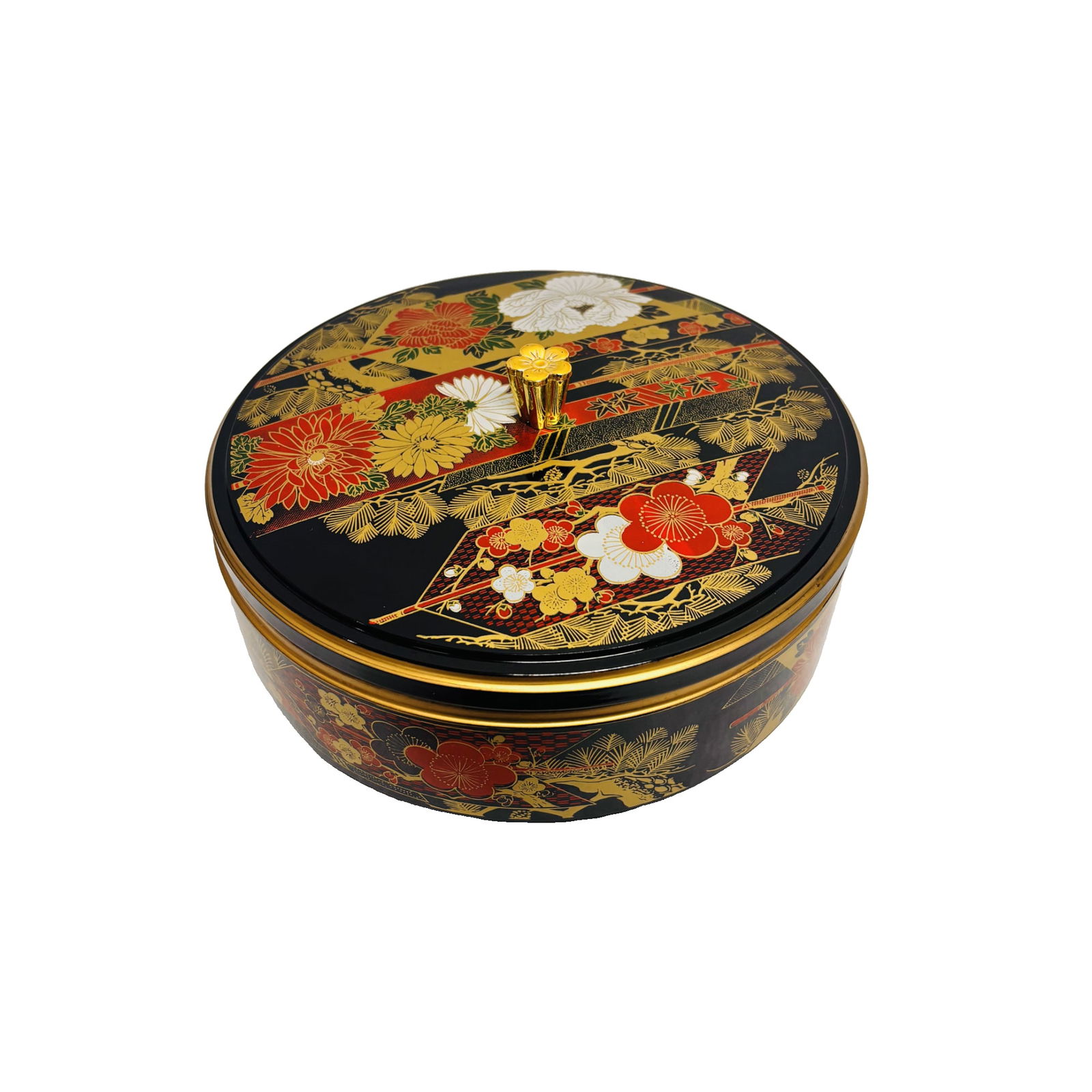 Japanese Lacquerware Candy Box – Handcrafted Wooden Urushi Container (1 of 7)