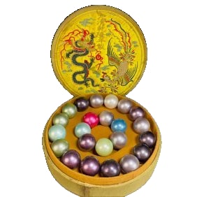 Imperial Collection Natural Colorful Pearls: Imperial Collection Natural Colorful Pearls. Fine workmanship, thick patina, exquisite skin, and appearance as shown in the picture.