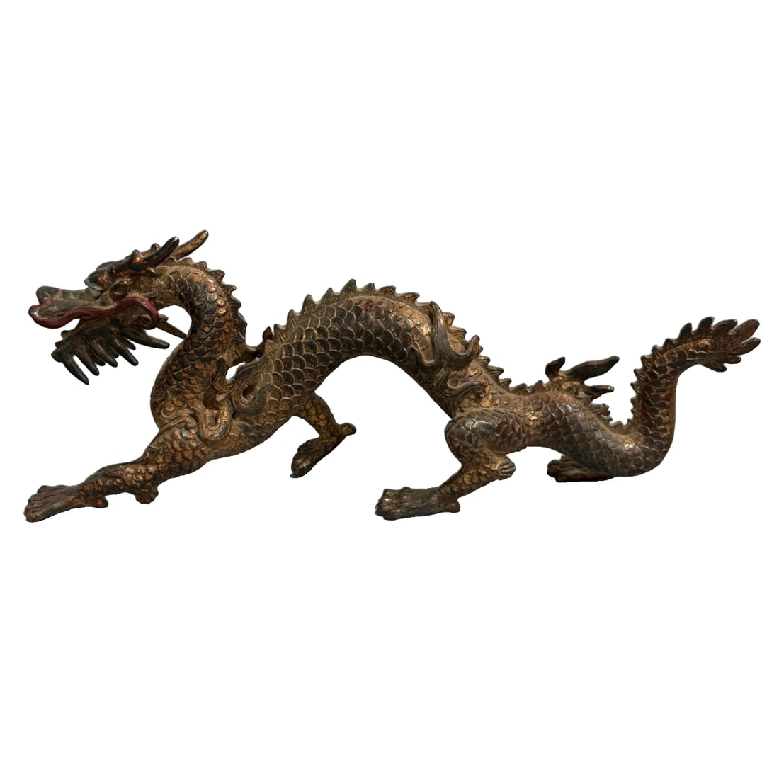 Antique Gilded Bronze Dragon Ornament (1 of 9)