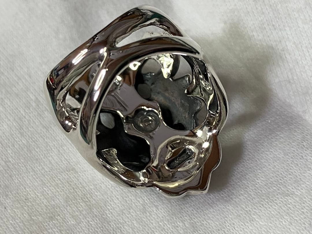 (Second-hand) Silver ring, size 17. - 13