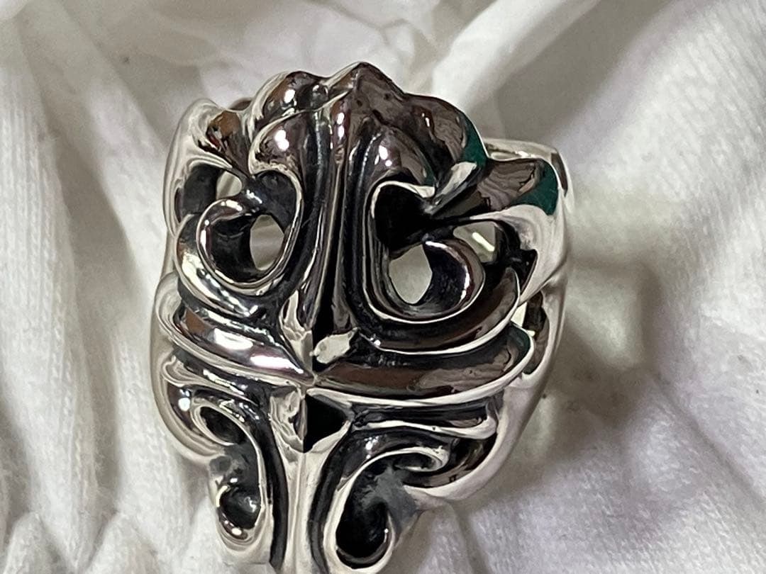 (Second-hand) Silver ring, size 17. - 15