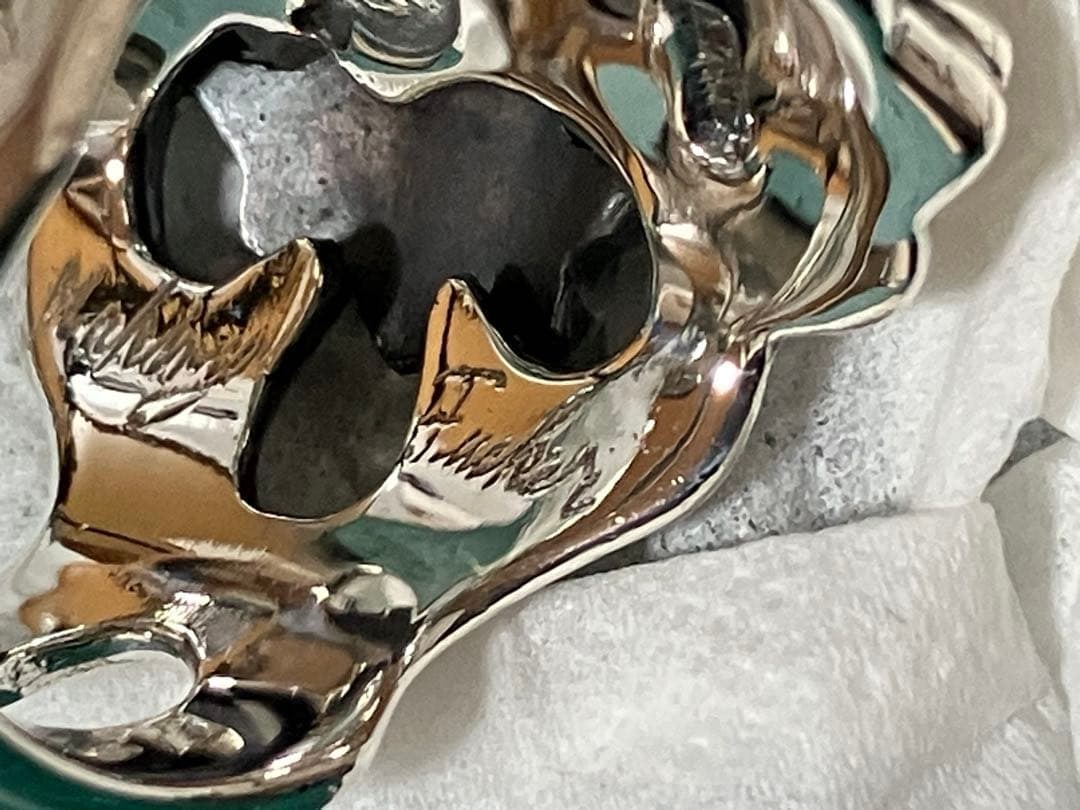 (Second-hand) Silver ring, size 17. - 3