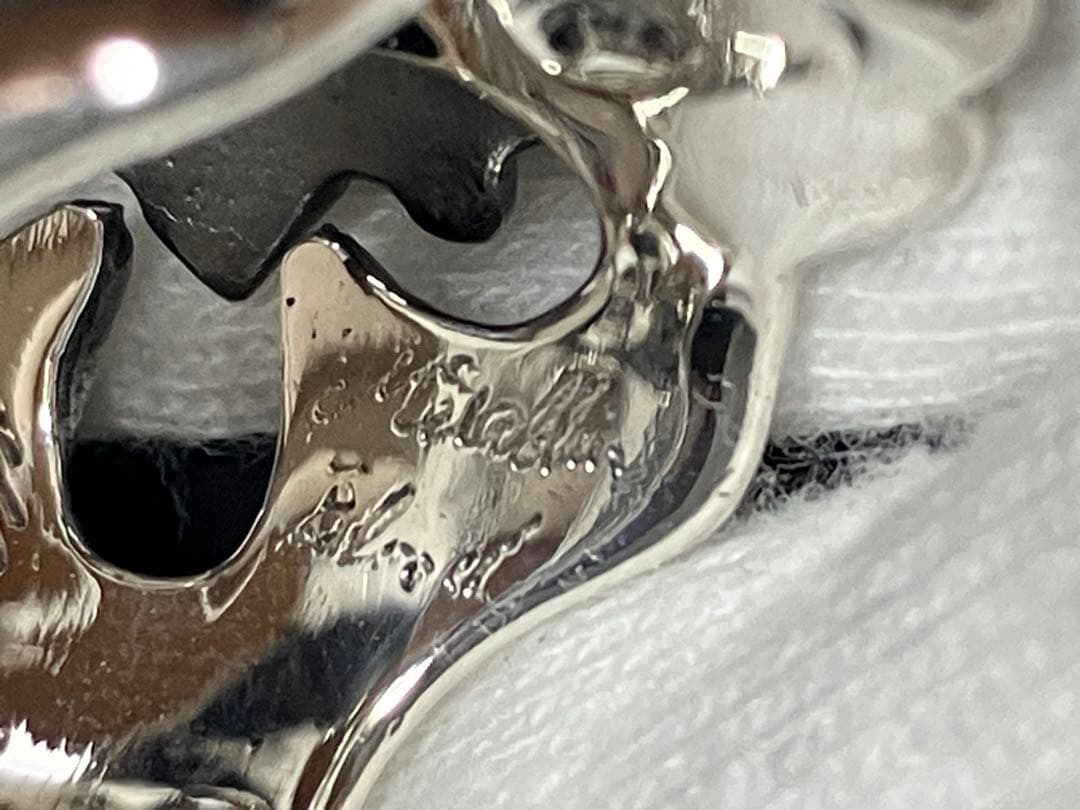 (Second-hand) Silver ring, size 17. - 6