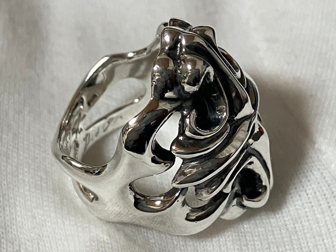 (Second-hand) Silver ring, size 17. - 7