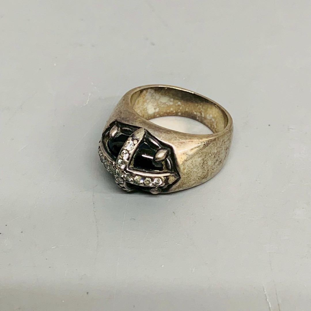 (Second-hand) Justin Davis 925 Silver Ring: Justin Davis 925 silver ring, size 10, weight 11 grams