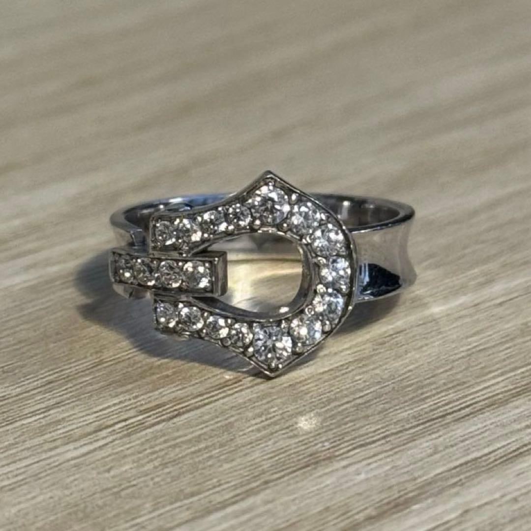 (Second-hand) King Limo GRACE Ring Horseshoe Shape 925 Silver Size 17: King Limo GRACE Ring Horseshoe Shape 925 Silver Size 17