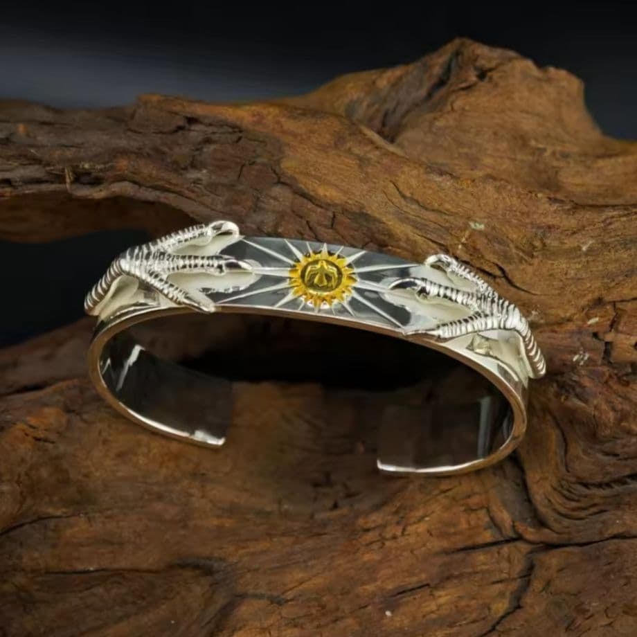 (Second-hand) Silver Sun Eagle Claw Bracelet Sun Eagle - 3