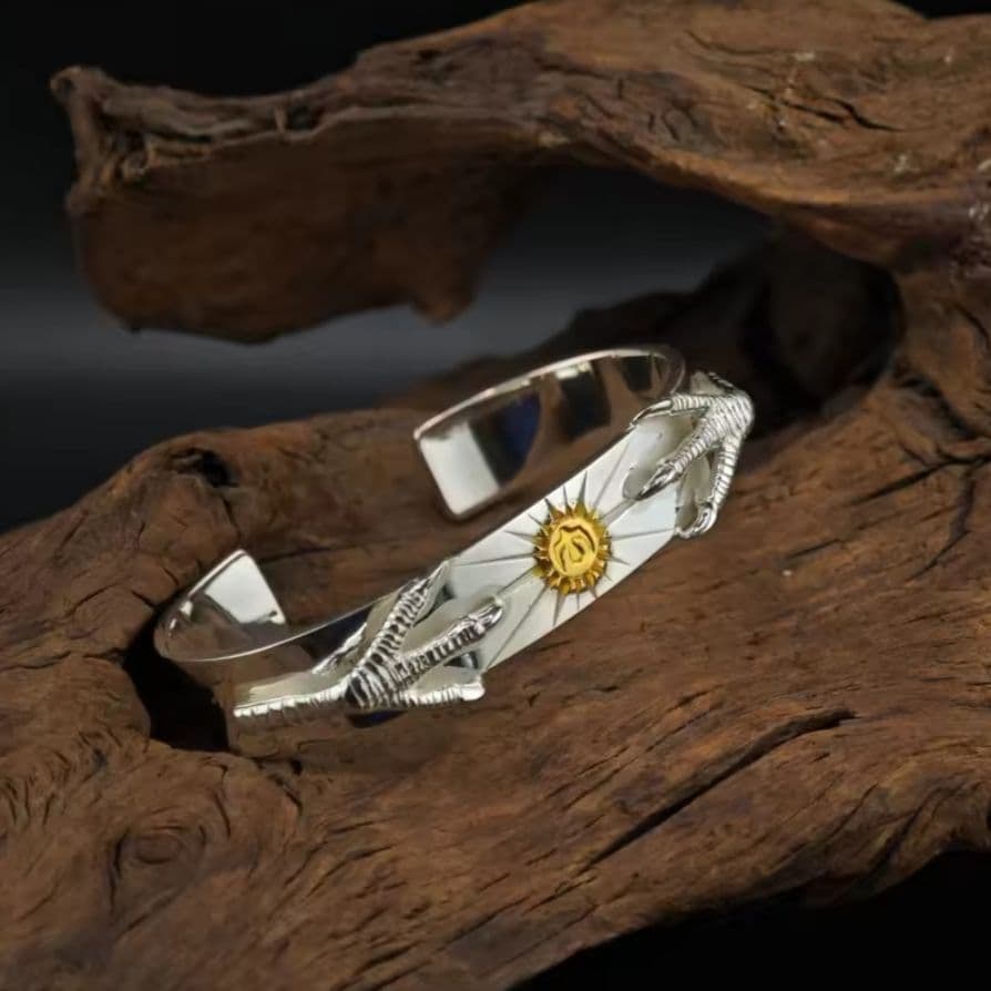 (Second-hand) Silver Sun Eagle Claw Bracelet Sun Eagle - 4