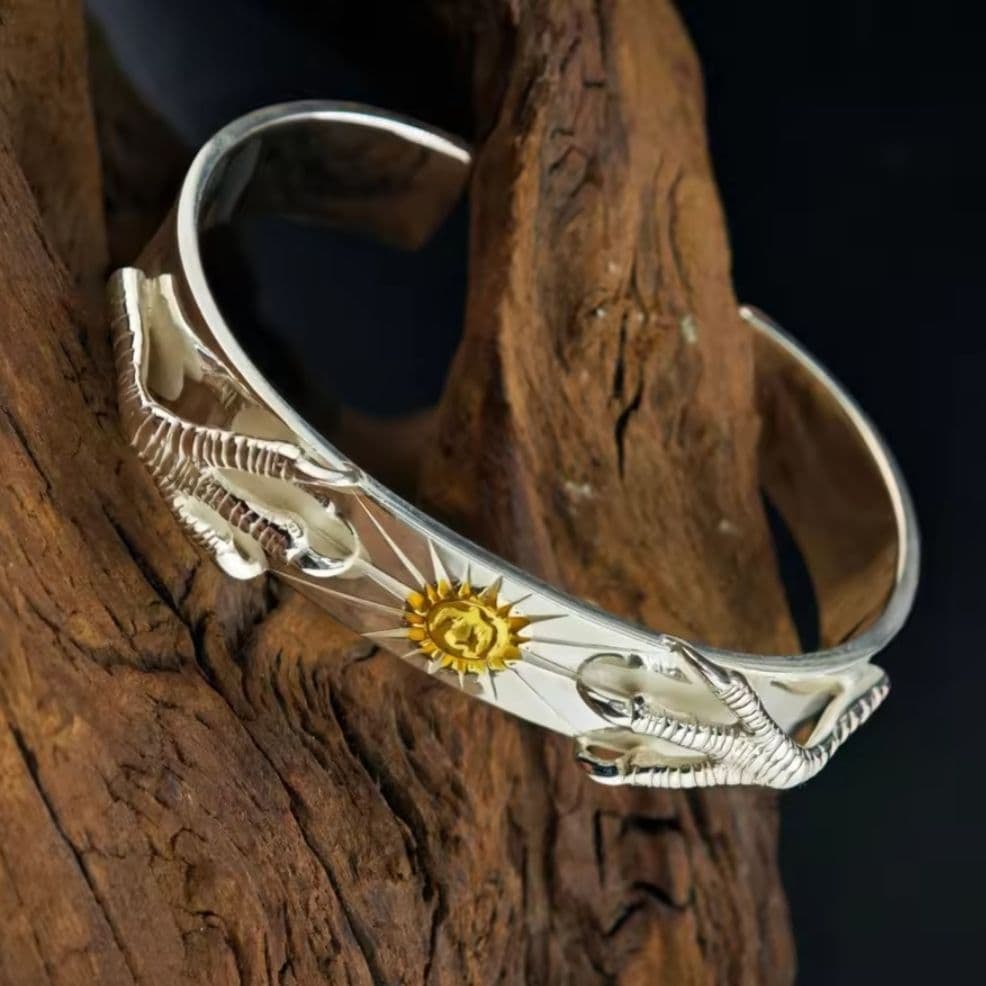 (Second-hand) Silver Sun Eagle Claw Bracelet Sun Eagle - 5