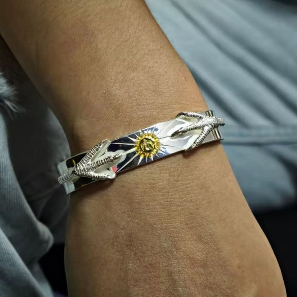 (Second-hand) Silver Sun Eagle Claw Bracelet Sun Eagle - 6