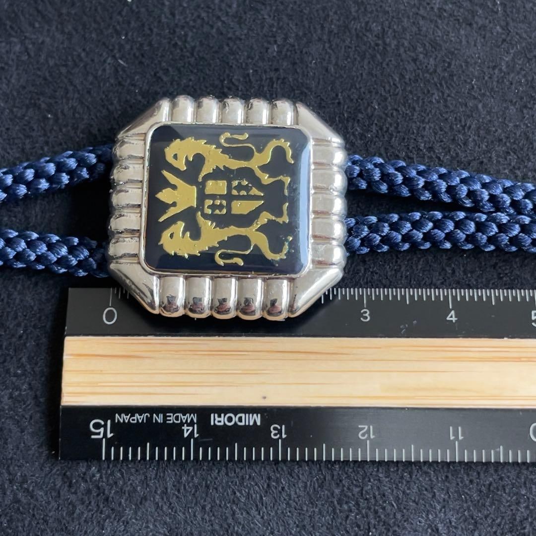 (Second-hand) Retro Lion Pattern Circular Tie - 6