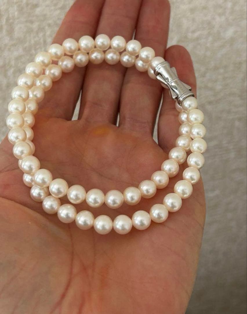 (Second-hand) TASAKI white pearl necklace (1 of 13)